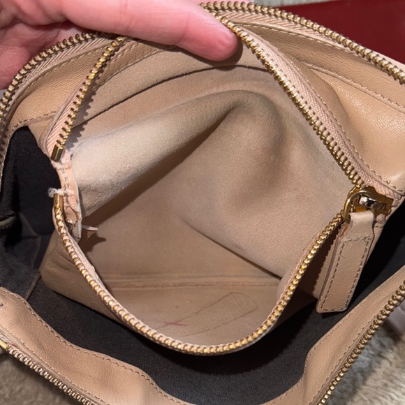 Celine Two-Tone Leather Crossbody Bag - Picture 8 of 10